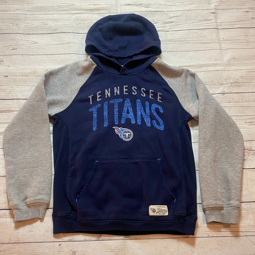 Tennessee Titans NFL Team Apparel Hoodie Sweater Youth Boys Size Large (14-16)